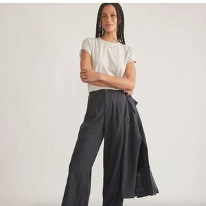Marine Layer Flora High Waisted Trouser 12 navy